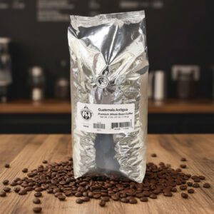 Pear's Whole Bean Coffee Guatemala Antigua Flavor in a 2.5 pound bag and packed in 2 per case