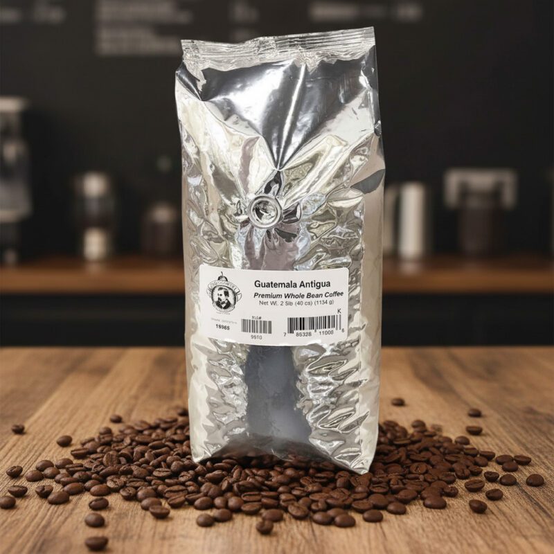 34656-Pears-Whole-Bean-Coffee-Guatemala-Antigua-2-bags Pear's Whole Bean Coffee Guatemala Antigua Flavor in a 2.5 pound bag and packed in 2 per case