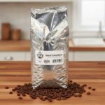 Pear's Whole Bean Coffee decaf Colombian Flavor in a 2.5 pound bag and packed in 2 per case