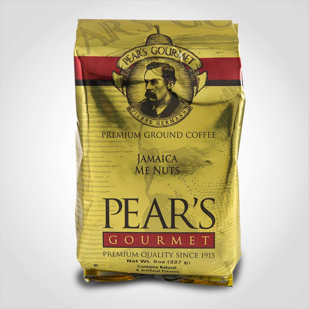 Pears Ground Coffee Jamaica Me Nuts 8oz Bag 6PK