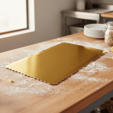 Gold cake pad large