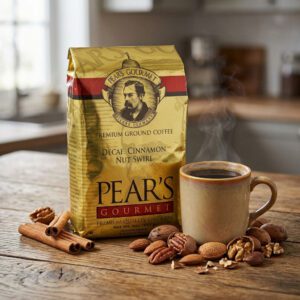 Pears Coffee Decaf Cinnamon Nut Swirl 8oz bag