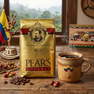 Pears Coffee Decaf Colombian 8oz bag