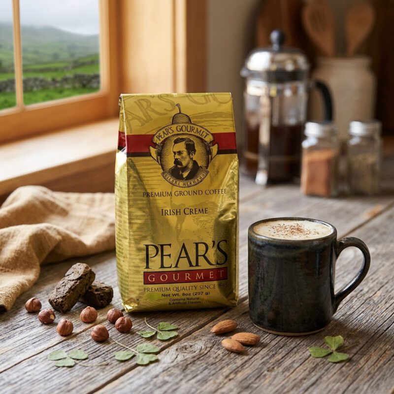 Pears Ground Coffee Irish Cream 8oz bags Pears Ground Coffee Irish Cream 8oz bags