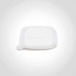 Tamper Resistant Lid for Square Deli Containers