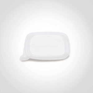 Tamper Resistant Lid for Square Deli Containers