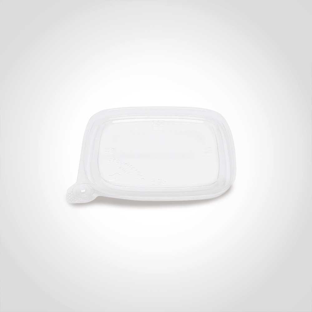 Tamper Resistant Lid for Square Deli Containers