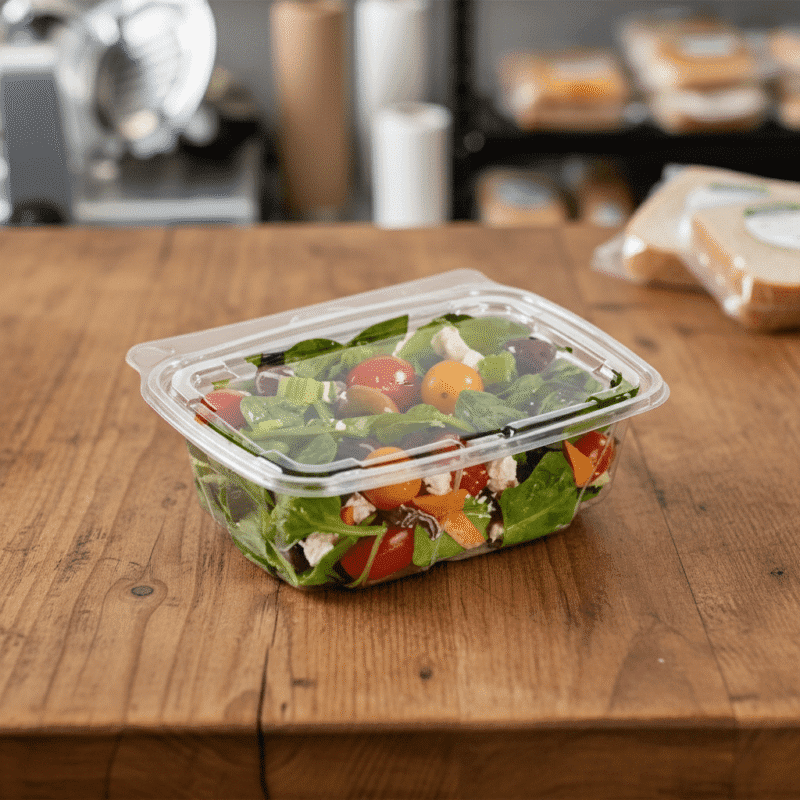 261513 Tamper Evident Hinged Food Packaging 24oz Tamper Evident Hinged Food Packaging 24oz