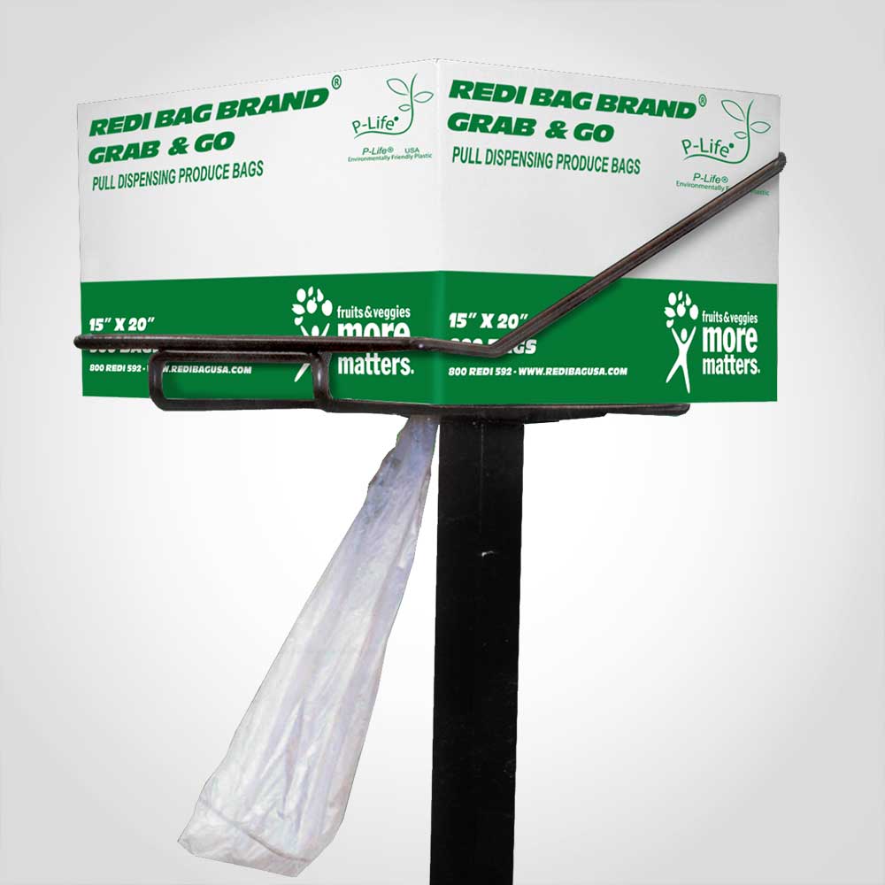 Produce Bags Grab and Go More Matters with P-Life Additive 15 x 20 inch 3600 Pack