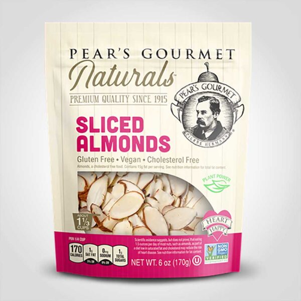 Pear's Gourmet Natural Sliced Almonds 6oz