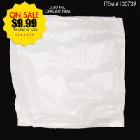 White Retail Bags 12 x 3 x 15 inch - 1000 Pack (100739)
