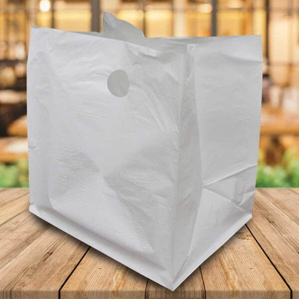 Take Out Plastic Bag 14 x 10 x 14 x 10 in - 250 Pack (106421)