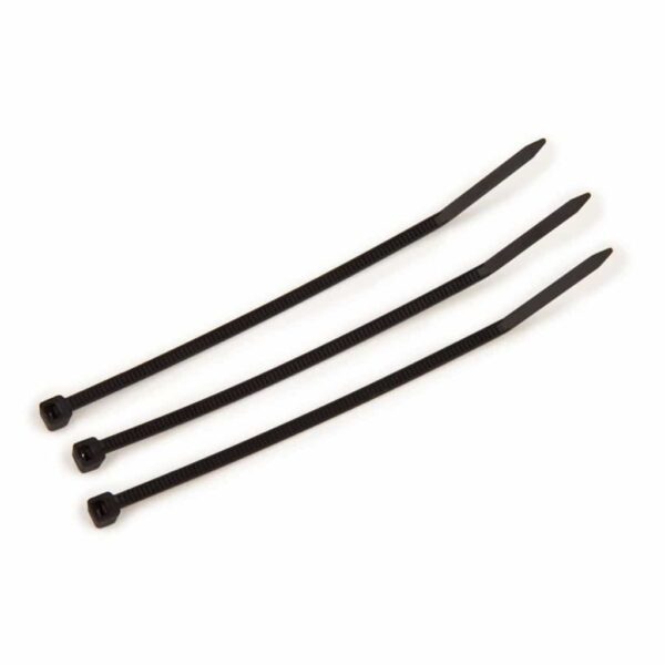 11 inch Black Nylon UV Cable Ties - 100 Pack (170002)