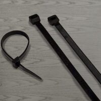 24 Black Heat Stab Cable Ties - 50 Pack (170029)