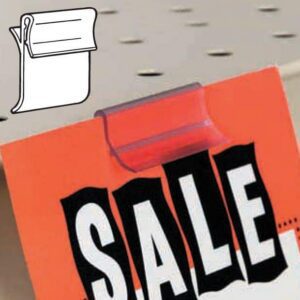 Gee Sign Clip for Gondola Shelving - 100 Pack (190033)