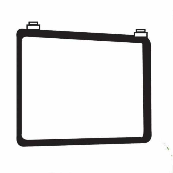 Black plastic frame sign holder 14 x 11 in. (230011)