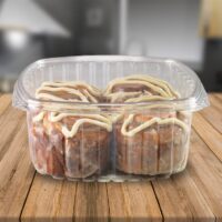 64 oz. Container Perforated Removable Flat Lid - 200 Pack (260321)