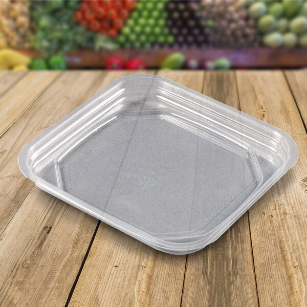 Lid for Square Deli Container Sustainable - 1000 pack (260530)