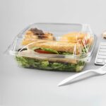 8 inch Visibly Fresh Take Out Clamshell - 110 Pack (260756)