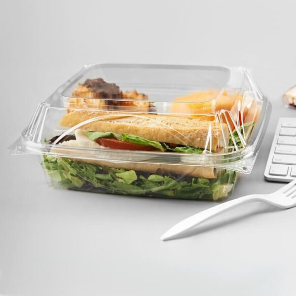 8 inch Visibly Fresh Take Out Clamshell - 110 Pack (260756)