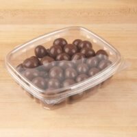 8 oz. Deli Hinged Container with Flat Lid - 200 Pack (260768)