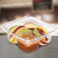 Snackware 2 compartment Take Out Containers - 252 Pack (261502)