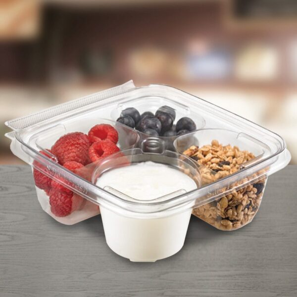 Snackware 4 compartment Take Out Containers - 252 Pack (261503)