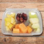 30 oz. 4 Compartment Rectangle Tamper Evident Take Out Containers - 150 Pack (261608)