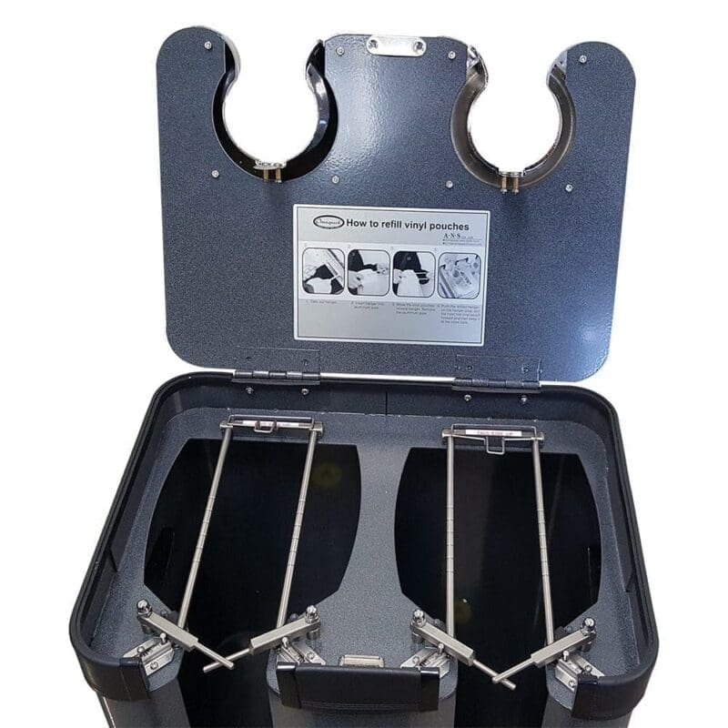 Wet Umbrella Bag Automatic Dispenser Dual Charcoal Brenmar