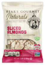 Pear's Gourmet Natural Sliced Almonds 2.25oz - 12 PACK (34940)