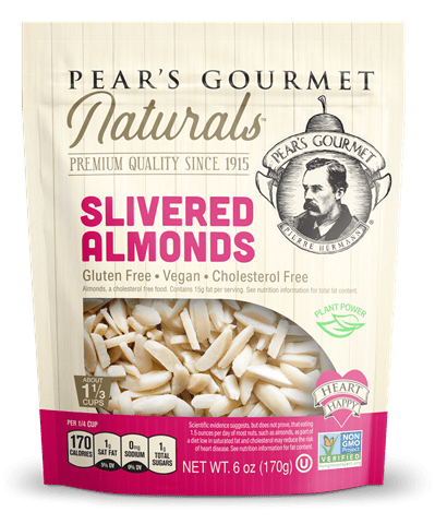 Pear's Gourmet Slivered Almonds 6oz - 6 PACK (34945)