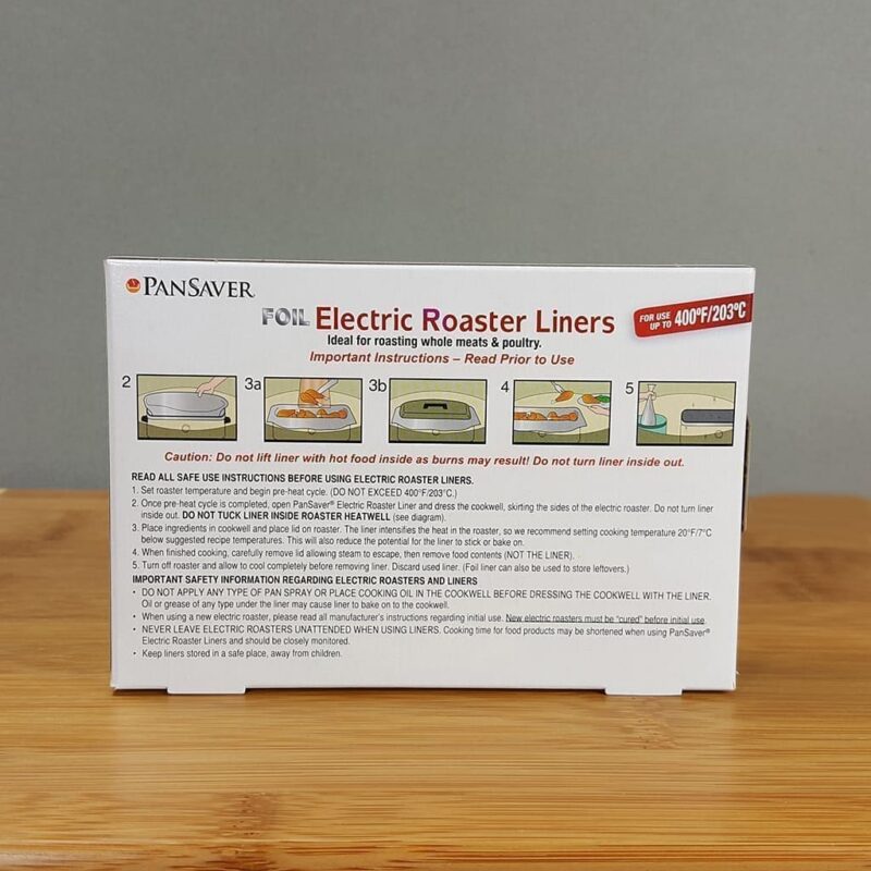 18 Quart Roaster Oven Liners Electric Roaster Pansavers Liners - 50 Pack For 16-22 Quart Roasters, No-Scrub Cleaning Electric Roaster Oven Disposable Liners 16-22 Quart Roaster Liners