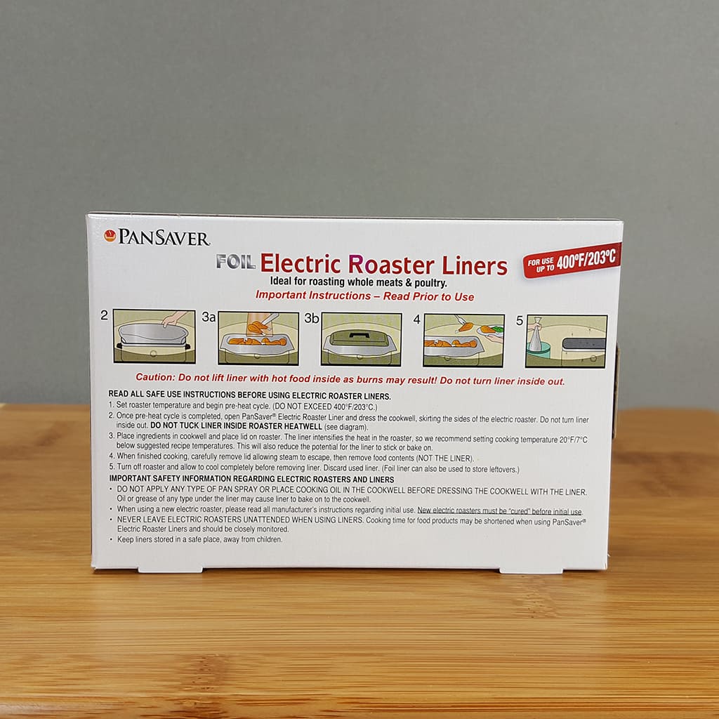 Pan Liner | Electric Roaster Liners 34 in. x 18 in. Pansavers