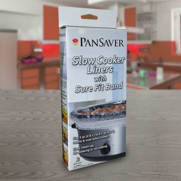 Pansaver Slow Cooker Liners with Sure Fit Band - 12 Pack (350287)