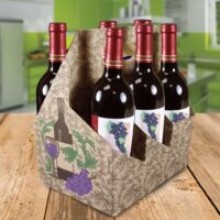 Wine Carry Out Box for 6 Bottles - 20 Pack (360037)