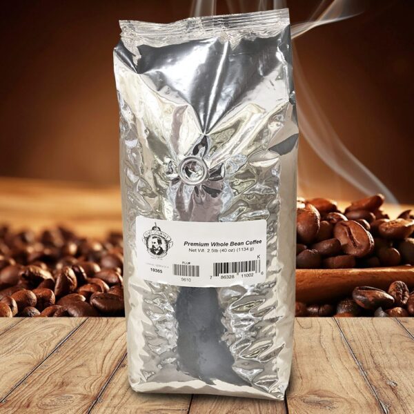 Pears Whole Bean Coffee Decaf Colombian Supremo 2 bags - 2.5 lb. per bag (34660)