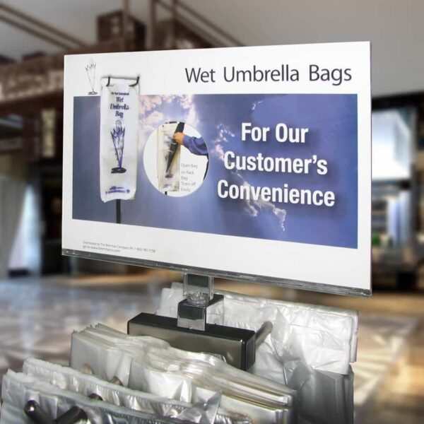 Wet Umbrella Bag Sign Card (400045)