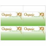 Uncoated Stock Organic Sign cards 5.5 x 3.5 in. - 50 Pack (400651)