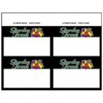 Garden Fresh Sign Card 5.5 x 3.5 - 50 Pack (400681)