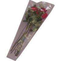 Large Bouquet Sleeves (Sealed Bottom) Clear - 100 Pack (410007)