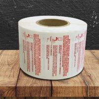 Safe Handling Label Red 1.25 x 2.25 in. - 1 roll of 1000 (500388)
