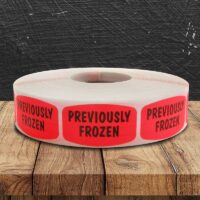 Previously Frozen Label - 1 roll of 1000 (510072)