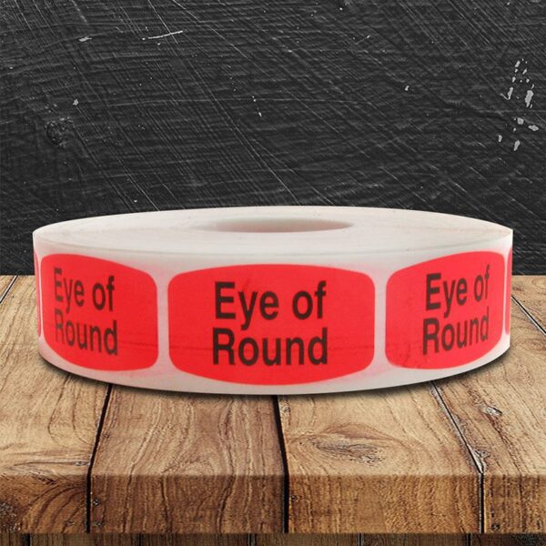 Eye of Round Label - 1 roll of 1000 (540130)