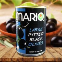 Mario LARGE Ripe Pitted Olives 6oz - 12 Pack (71744)