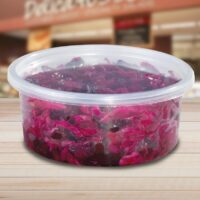 8 oz. Microwavable Deli Cup with Lid - 250 Pack (260345)