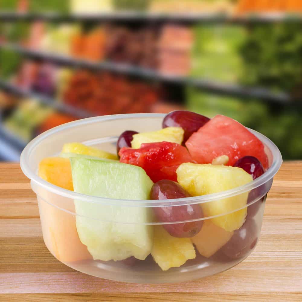 Take Out Containers 8 oz. Clear Microwavable Deli Cup