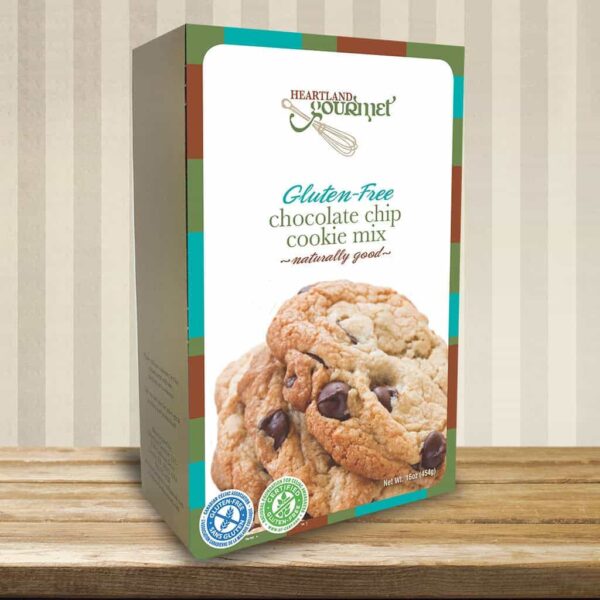 Heartland Gourmet Chocolate Chip Cookie Mix Gluten Free - 6 Pack (90303)