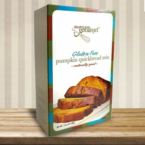 Heartland Gourmet Pumpkin Quick bread Mix Gluten Free - 6 Pack (90312)