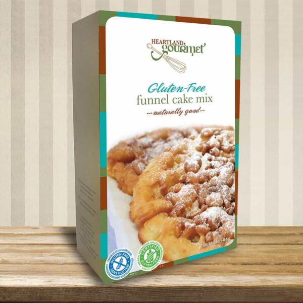 Heartland Gourmet Funnel Cake Mix Gluten Free - 6 Pack (90324)