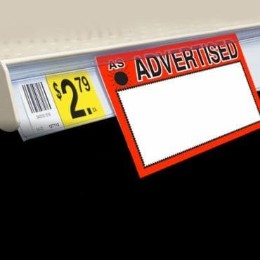 As Advertised Sign Laser Jets 3.5x5.5 - 100 Pack (400343)